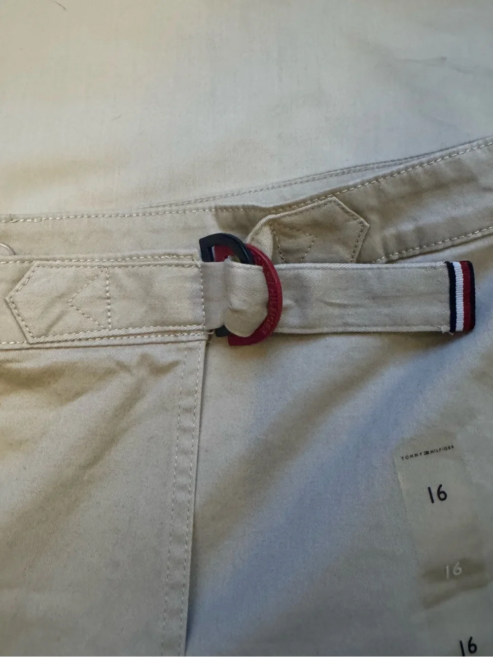 NWT Tommy Hilfiger Hollywood Khaki Skort Size 16 Golf Preppy